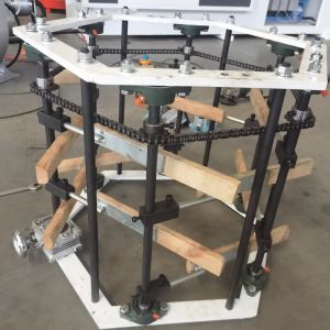 Automatic Starch Biodegradable Film Blowing Machine Double Colors