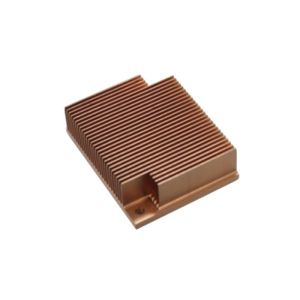 OEM / ODM Aluminum Extrusion Heat Sink Silver Heat Dissipation