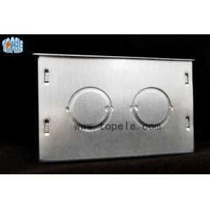 BS4568 Steel GI Electrical Boxes And Covers For Metal Outlet Devices