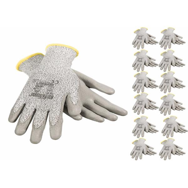 Buy Hand Safety Polyurethane Work Gloves Abrasion Resistant Sample Free at wholesale prices