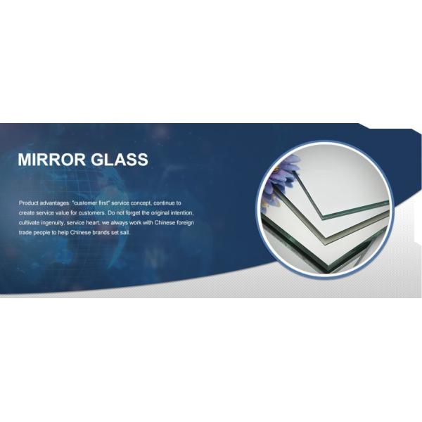 4mm Clear / Colored Golden Reflective Two Way Mirror Glass Factory