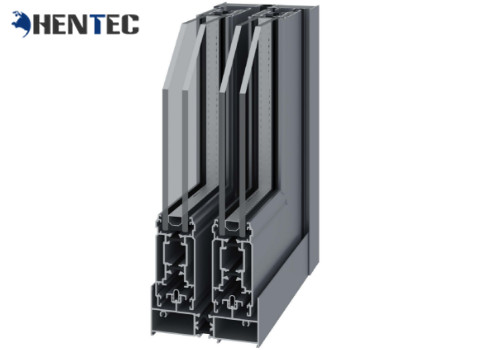 Buy Powder Coating Construction Extruded Aluminum Profiles Customized Sections at wholesale prices