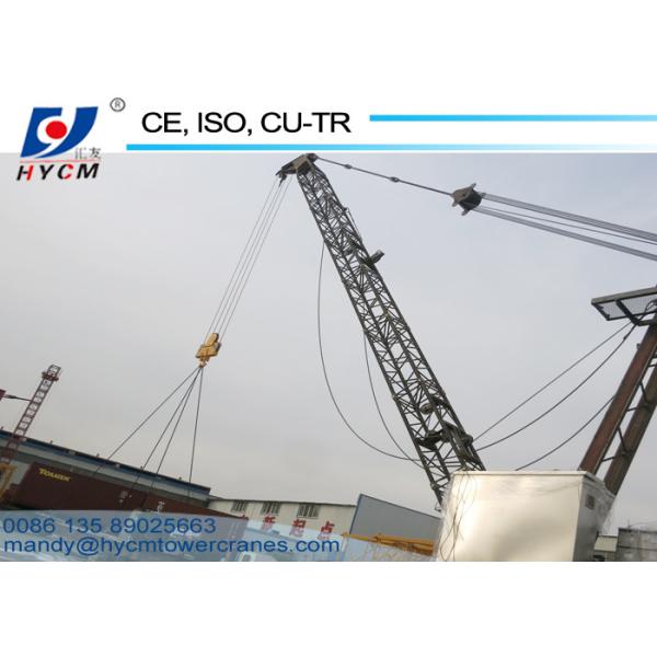 HYCM New Product Roof Crane Luffing crane without Masts 6ton
