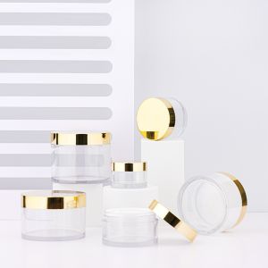 Customized Smooth Surface Cosmetic Jars Various Capacities Pressure Sensitive