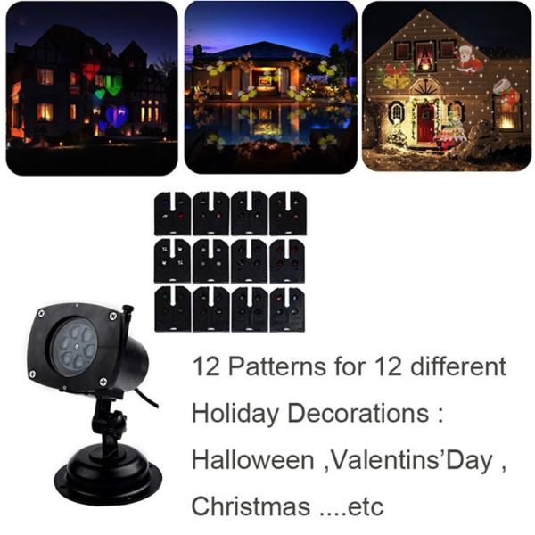 Buy 4W RGB Rotating Projection Led Lightsled Christmas Snow Light at wholesale prices