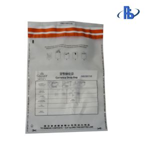Eco Friendly Plastic Tamper Evident Security Bags Customization Acceptable