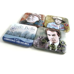 Metal slip lid CD Tin Box