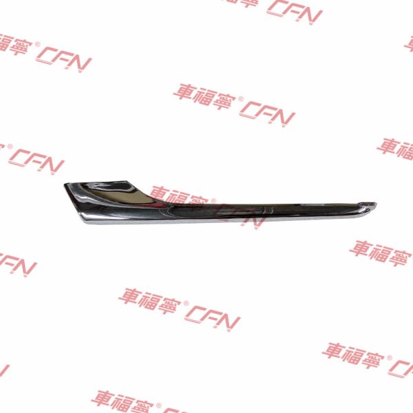 Tesla Model X Right Front Upper Chrome Fog Light Molding Trim 1049610-00-F OEM