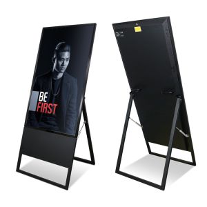 55 inch indoor sandwich board menu with android system