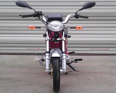 50CC CDI Kick Start Gas Powered Motorcycle Front Disc / Rear Drum Brake Air