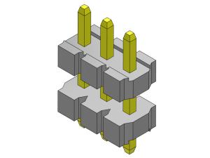 Quality Pin Header Connector 3.96mm Single Row Stack Straight TYPE 1*1PIN To 1*24PIN for sale