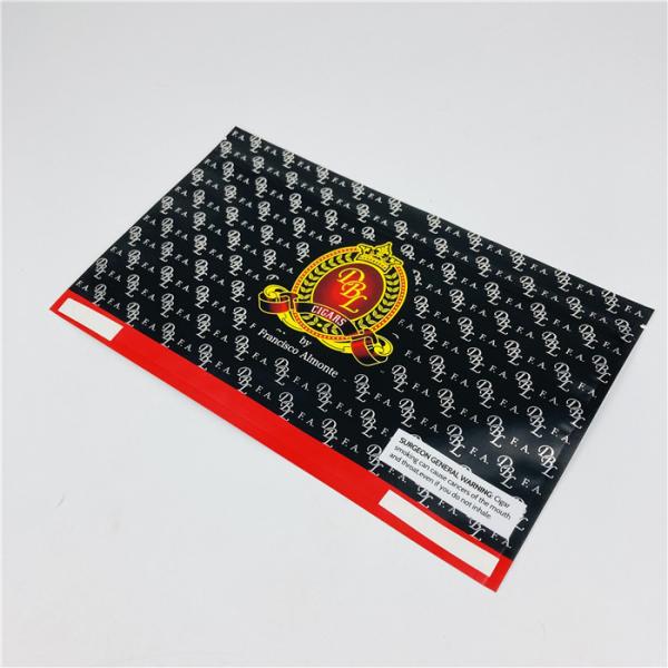 VMPET 1.2C Cmyk 200mic Plastic Tobacco Pouch Smell Proof Cigarillo Foil ISO