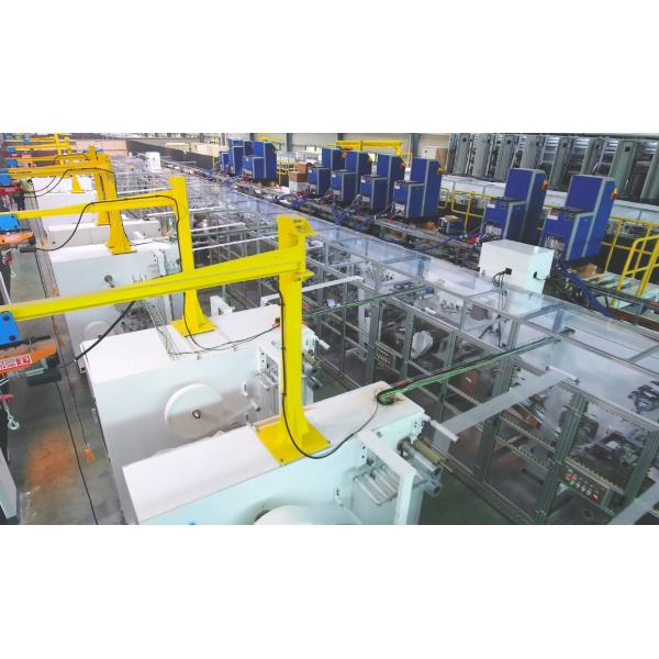 Buy 500PPM Pulp SAP Baby Diaper Machinery With Mitsubishi System at wholesale prices