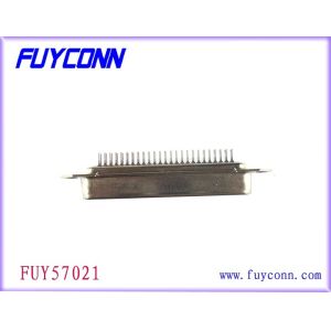 Male 50 Pin PCB Straight Centronics Connector DDK Solder DIP Termination