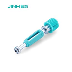 Cam Lock Dowel & Expansion Anchor Kit JH-2160 for 15mm+ Panel Furniture - Blue