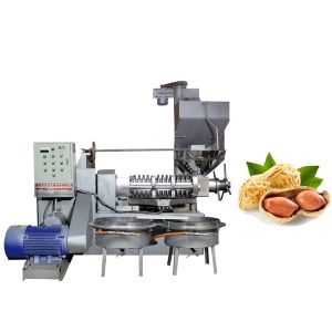 China Alloy Screw oil press machine for peanut soybean with high efficiency on sale