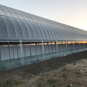 Multi-Span Agricultural Greenhouses Advanced Hydroponic Growing System for