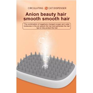 Pet Steam Cat Dog Massage Brush Suitable For All Coat Types And Lengths