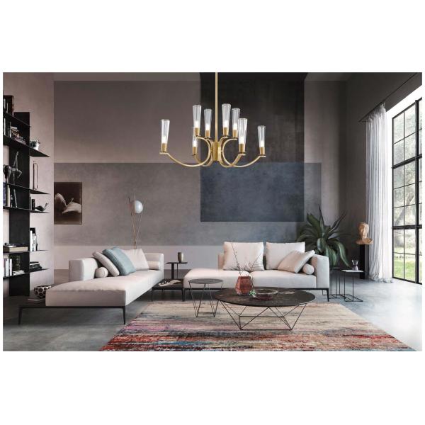 Buy Customizable Copper Glass Chandelier Multiple Sizes Available at wholesale prices