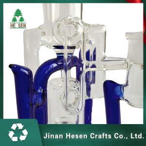 19 Inch Herb Weed SGS 32cm Glass Water Bongs