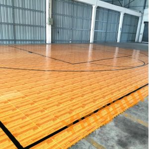 Outdoor Wood Plastic Flooring Fustal Tennis Basketball Sport Court Flooring