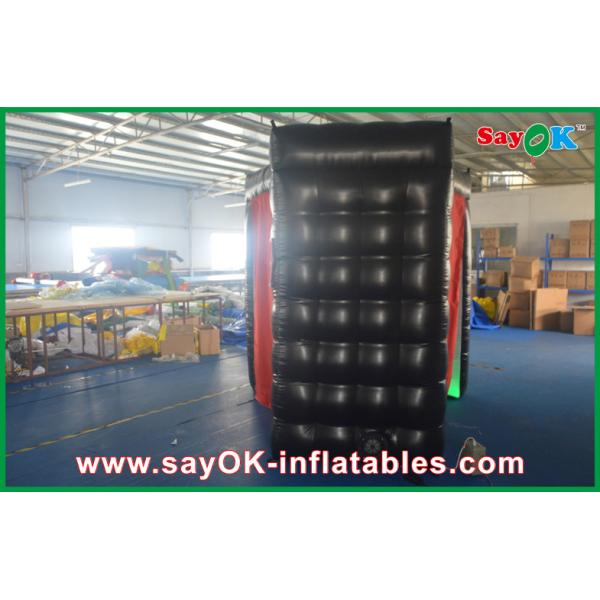 Inflatable Photo Studio Black PVC Coating Inflatable Photo Booth Stage Decoration Customized