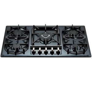 Quality Stainless Steel Panel 5 Burner Built In Hob Multifunction for sale