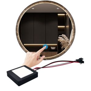 12V24V 5A 60W One Key Defogger One Color Selected Bathroom Mirror Touch Sensor