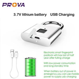 Handheld Smart Fingerprint Lock Low Power Consumption With 3.7v Lithium Battery