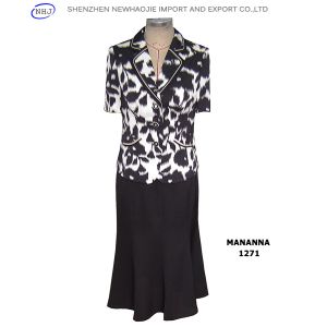 Quality wholesale suits ladies short sleeves 2 pcs suits for sale