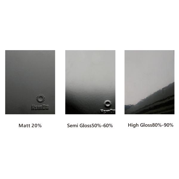 Outdoor Furnitures Polyester Electrostatic Spray Powder Coating In Matt Black Color With Gloss Finish