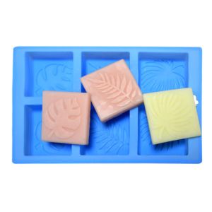 Quality Custom Pattern Reusable Soap Molds Handmade Silicone Square Baking Mold for sale