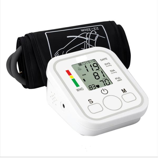 Health Equipment Digital Arm Wrist Blood Pressure Monitor LCD Display 99 Date Memory Economic BPM First Aid Equipment