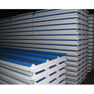 EPS Foam Thermal Insulated Sandwich Panel Lightweight 0.3 - 0.8mm Steel