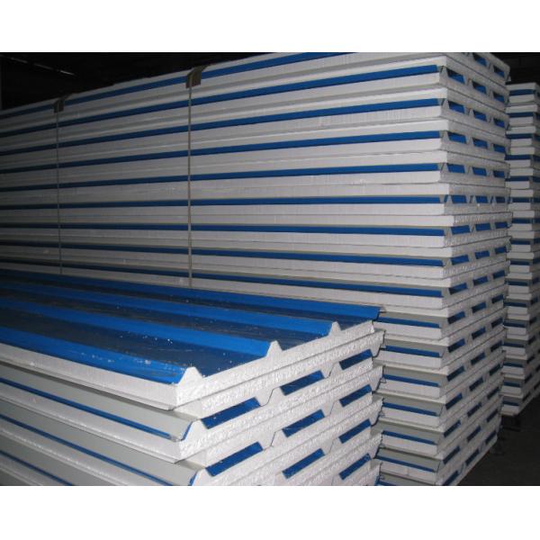 EPS Foam Thermal Insulated Sandwich Panel Lightweight 0.3 - 0.8mm Steel