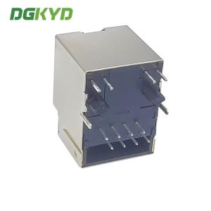DGKYD511B002AC2A2DK068 180 Degree Vertical RJ45 Network Connector With Notch