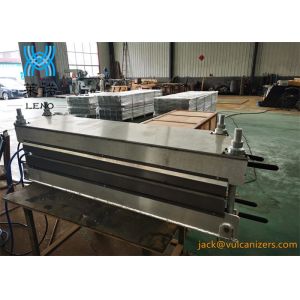 China Pressure Frame A Type High Strength Aluminum Alloy Conveyor Belt Vulcanizing Machine with 30 Kilogram Single Gross Weight and 600mm X 600mm Heating Plates on sale