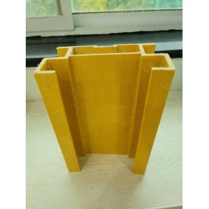 Irregular Reinforced Plastic FRP Pultruded Profiles Industry Multi Size