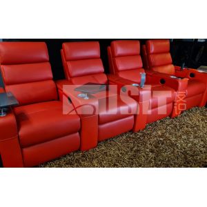 Electric Double Seat Sofa Recliner Chair With Powered Headrest