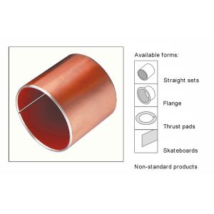 Metal-Polymer Composite Bearings | Hydrodynamic Water Lubricated Sintered Bronze