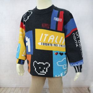 Long sleeve Winter Top Knitted Pullover Kid Children Girl Boy Clothes Clothing