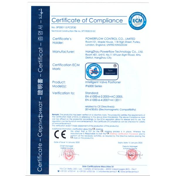 Explosion Proof Safe Piezo Pneumatic Electric Valve Positioner