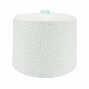 100% Spun Polyester Sewing Thread 20S/3 Raw White Yarn