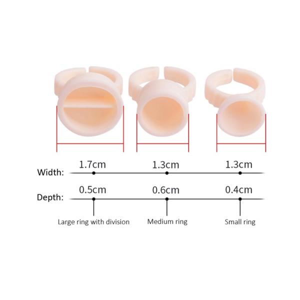 Buy Silicone L Disposable Pigment Ring Cup Permanent Makeup Accessories at wholesale prices