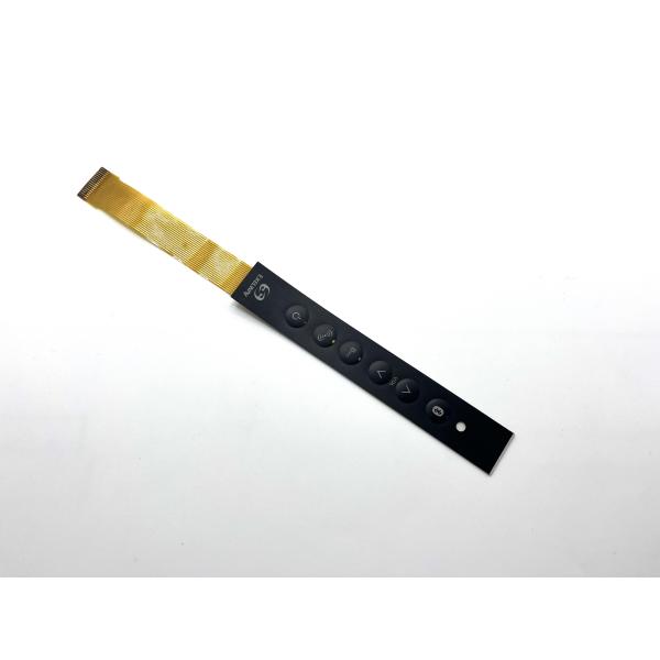 Texture Coating 1x3 Matrix Membrane Switch Keypad Suppliers With Perimeter