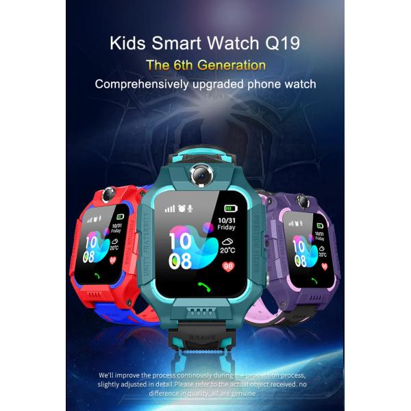 Q19 Anti Lost Smart Childrens Tracker Watch SOS Phone 2g IP67 IOS Android