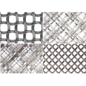 2mm Diameter Decorative Wire Mesh / Screen Metal Mesh For Home 200 Mesh
