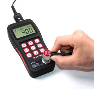 Lower Power Consumption Material Thickness Gauge With Two - Point Calibration