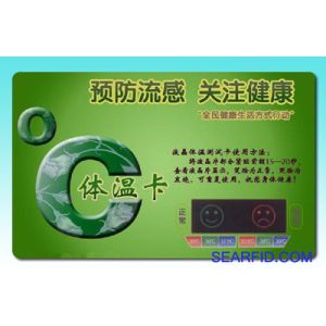 Test temperature Card / advertising temperature Card / Baby thermometers Card