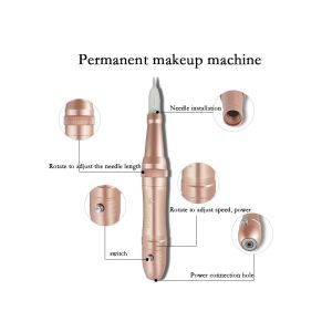 Aluminum Alloy Microneedling Eyebrow Pen Permanent Makeup Machine Easy To